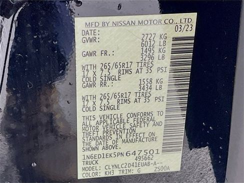 Used 2023 Nissan Frontier SV w/ SV Convenience Package image 33