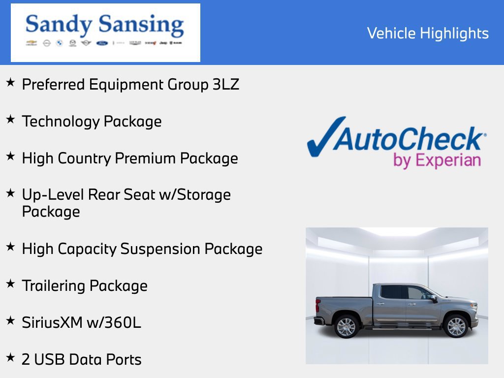 Used 2024 Chevrolet Silverado 1500 High Country w/ High Country Premium Package AWD/4WD image 7