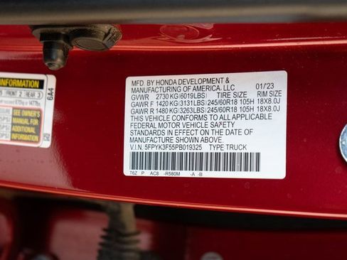 Certified 2023 Honda Ridgeline RTL image 29