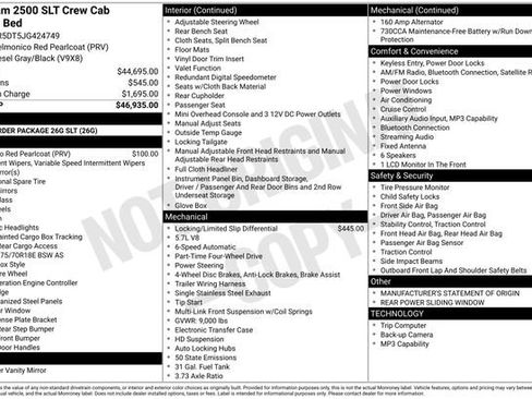 Used 2018 RAM 2500 SLT image 10