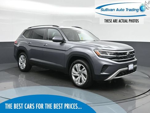 Used 2021 Volkswagen Atlas SE w/ Towing Package AWD/4WD image 1