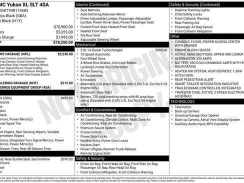 Used 2024 GMC Yukon XL SLT w/ SLT Luxury Package image 31