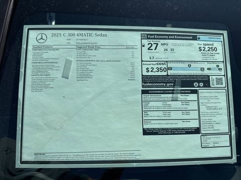 Certified 2025 Mercedes-Benz C 300 4MATIC Sedan image 12