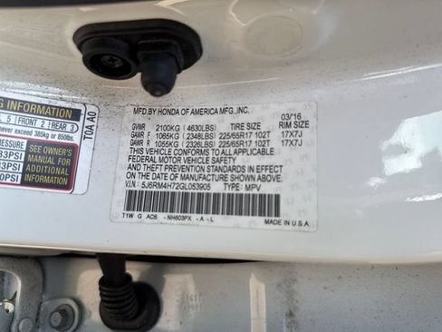 Used 2016 Honda CR-V EX-L image 21