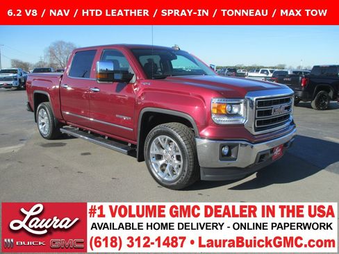 Used 2015 GMC Sierra 1500 SLT w/ SLT Crew Cab Value Package image 1