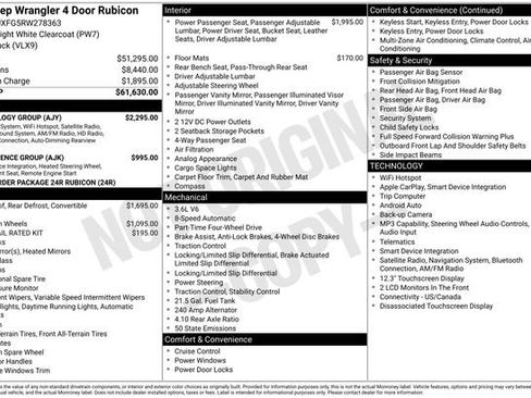 Used 2024 Jeep Wrangler Unlimited Rubicon w/ Technology Group AWD/4WD image 7