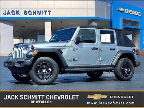 Used 2021 Jeep Wrangler Unlimited Sport image 1