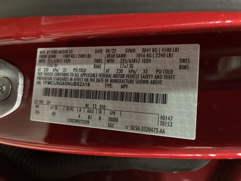 Used 2022 Ford Escape SE w/ Convenience Package image 26