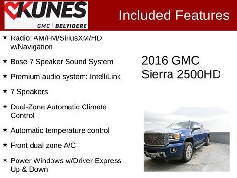 Used 2016 GMC Sierra 2500 Denali w/ Suspension Package, Off-Road image 2