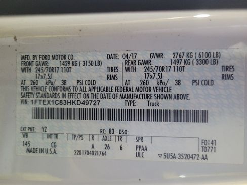 Used 2017 Ford F150 XL w/ XL Power Equipment Group image 33