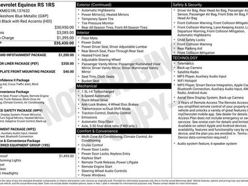 Used 2024 Chevrolet Equinox RS FWD image 12