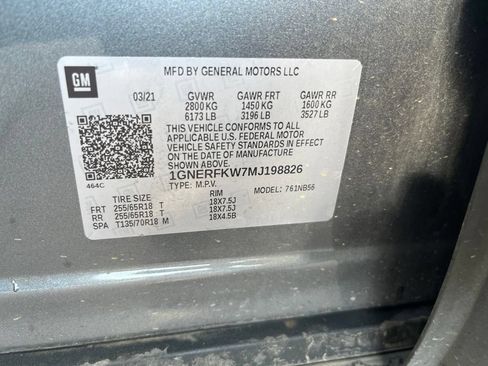Used 2021 Chevrolet Traverse LS w/ LPO, Cargo Package FWD image 10