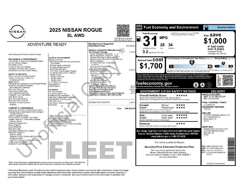 Used 2025 Nissan Rogue SL w/ Tech Package AWD/4WD image 23