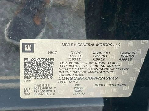 Used 2017 Chevrolet Tahoe LT w/ LT Midnight Edition image 6