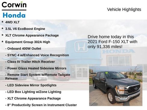 Used 2021 Ford F150 XLT w/ Tow Technology Package AWD/4WD image 6