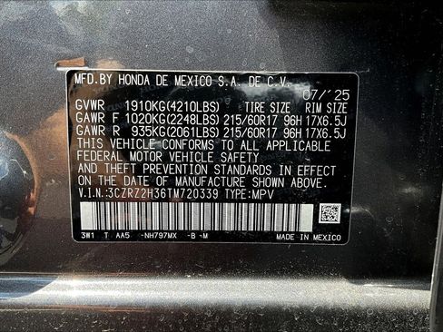 Used 2026 Honda HR-V LX image 19