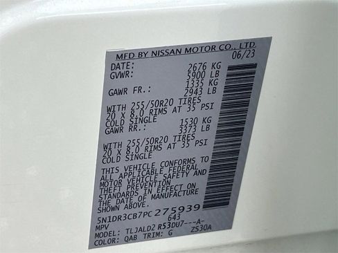 Certified 2023 Nissan Pathfinder SL w/ SL Premium Package image 34