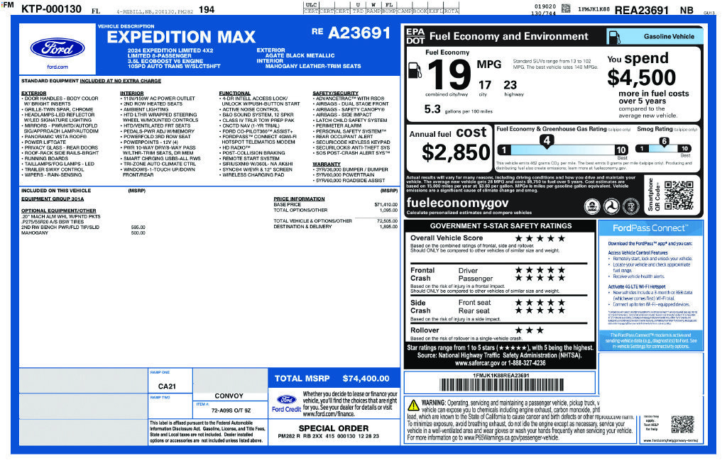 Used 2024 Ford Expedition Max Limited RWD image 25