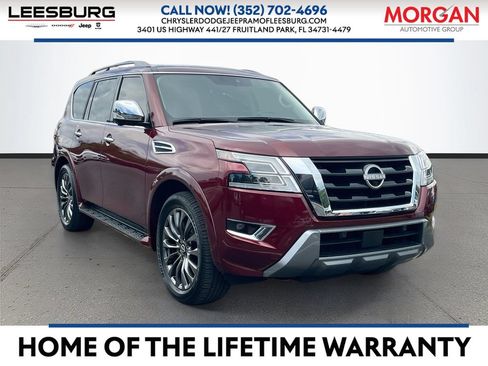 Used 2023 Nissan Armada Platinum w/ Captain's Chairs Package AWD/4WD image 1