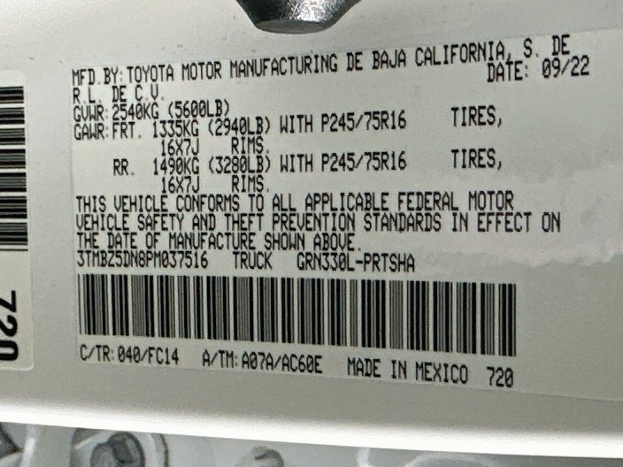 Used 2023 Toyota Tacoma SR5 RWD image 12