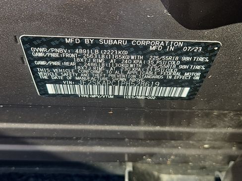 Certified 2023 Subaru Forester Limited AWD/4WD image 7