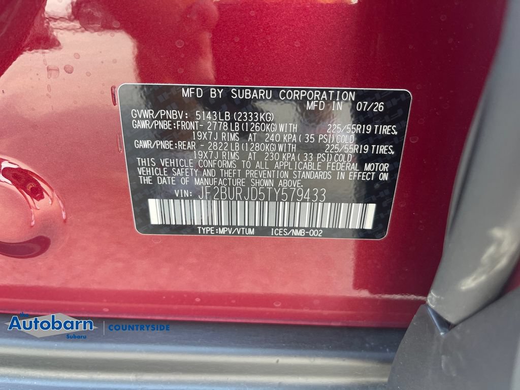 New 2026 Subaru Outback Touring XT AWD/4WD image 30