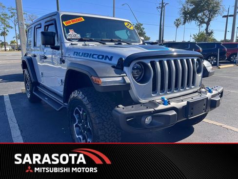 Used 2023 Jeep Wrangler Unlimited Rubicon 4xe w/ Steel Bumper Group image 1