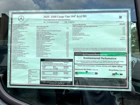 New 2025 Mercedes-Benz Sprinter 144 Cargo image 13