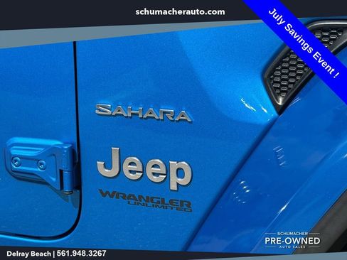 Used 2022 Jeep Wrangler Unlimited Sahara w/ LED Lighting Group AWD/4WD image 10
