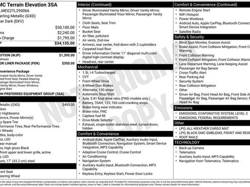 New 2026 GMC Terrain Elevation w/ Black Edition image 40