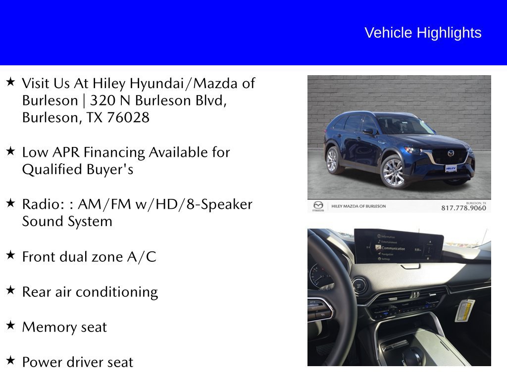 Certified 2026 MAZDA CX-90 3.3 Turbo w/ Preferred Package AWD/4WD image 10