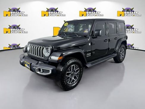 Used 2024 Jeep Wrangler Unlimited Sahara w/ Technology Group AWD/4WD image 1