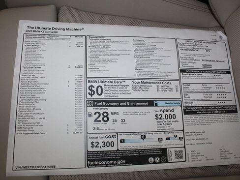 Used 2025 BMW X1 xDrive28i w/ Technology Package image 24