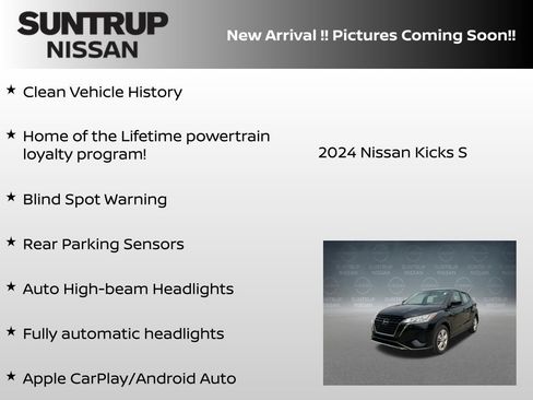 Certified 2024 Nissan Kicks S FWD image 6