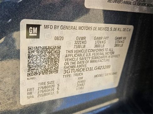 Used 2020 GMC Sierra 1500 SLT w/ SLT Premium Plus Package image 21