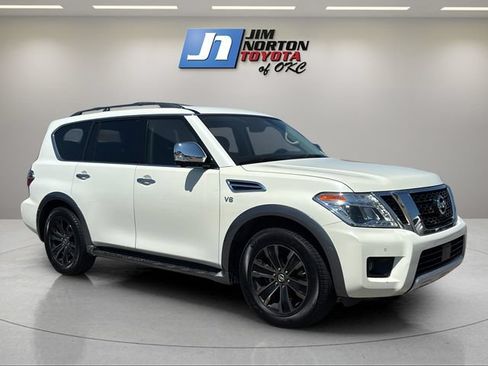 Used 2018 Nissan Armada Platinum w/ Captain Seat Package RWD image 3