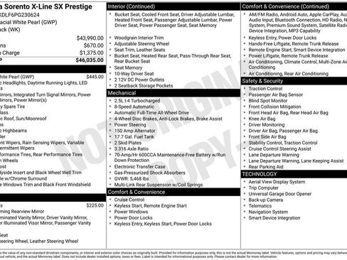 Used 2023 Kia Sorento SX Prestige image 2