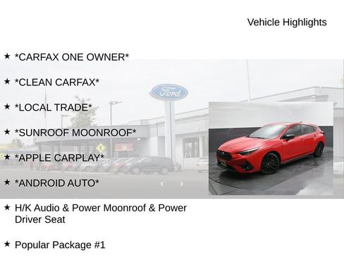 Used 2024 Subaru Impreza RS w/ Popular Package #1 AWD/4WD image 9