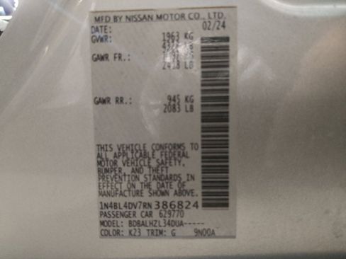 Used 2024 Nissan Altima 2.5 SV FWD image 33