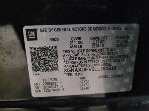 Used 2020 Chevrolet Equinox LT AWD/4WD image 33
