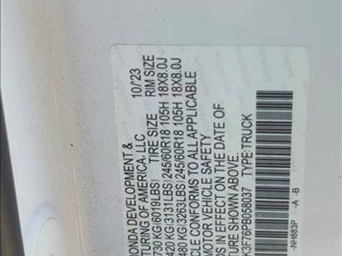 Used 2023 Honda Ridgeline RTL-E image 22