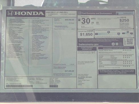 New 2026 Honda CR-V EX-L image 18