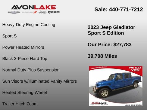 Used 2023 Jeep Gladiator Sport image 36
