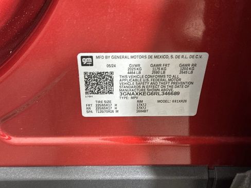 Certified 2024 Chevrolet Equinox LT w/ LPO, Floor Liner Package FWD image 34