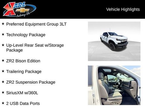 Used 2024 Chevrolet Silverado 1500 ZR2 w/ ZR2 Bison Edition AWD/4WD image 2
