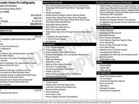 Used 2023 Hyundai Santa Fe Calligraphy image 2