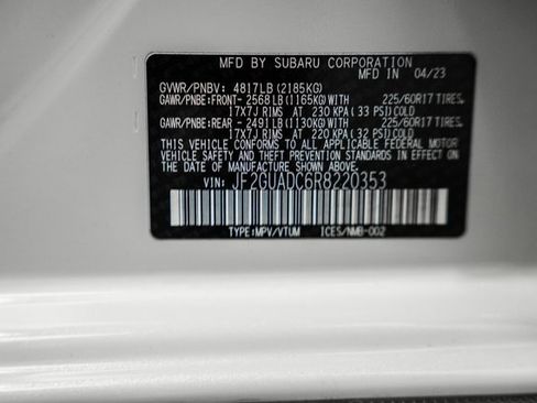 Used 2024 Subaru Crosstrek 2.0i Premium image 39