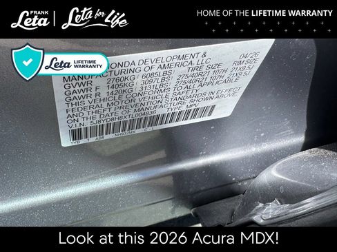New 2026 Acura MDX Type S AWD/4WD image 28