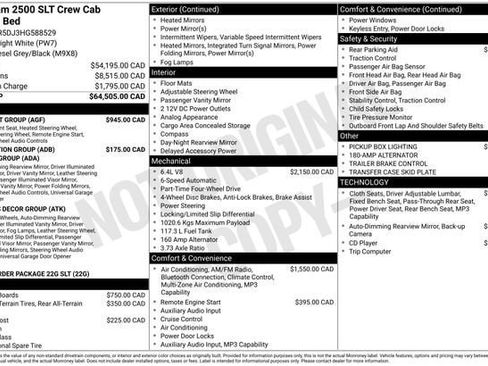 Used 2017 RAM 2500 SLT w/ Comfort Group image 32