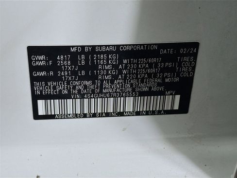 Used 2024 Subaru Crosstrek 2.5i Wilderness w/ Crosstrek Mirror Package image 32